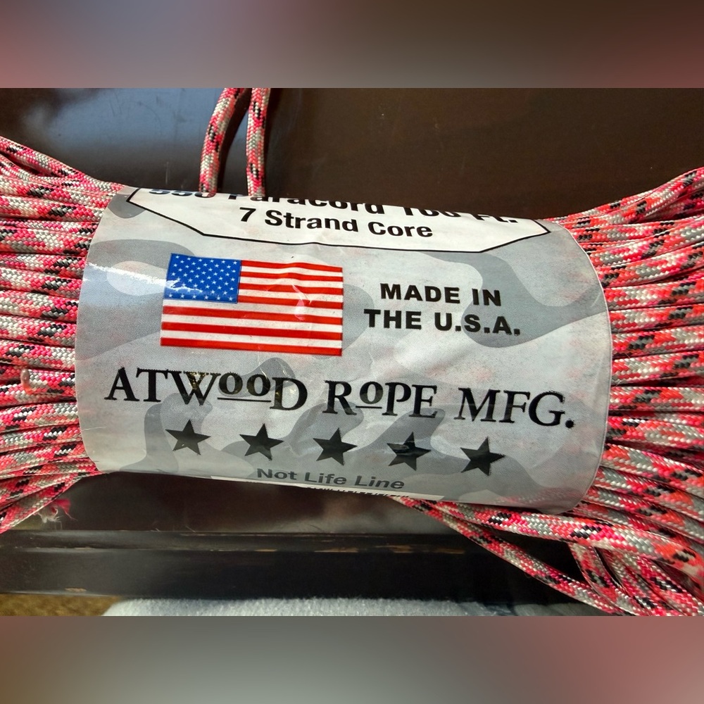 Atwood Rope MFG Pink and Gray Paracord
